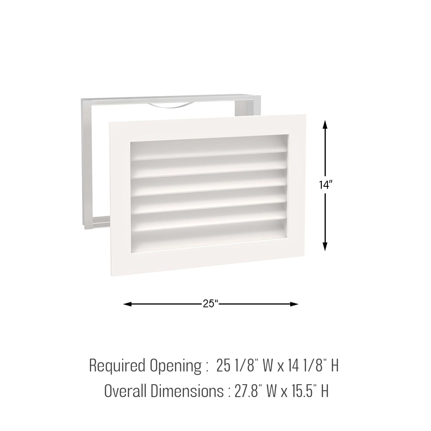 #Find Your Size: Width x Height x Depth Orientation._25 W x 14 H x 3 D (Horizontal)(Backorder 4/15)