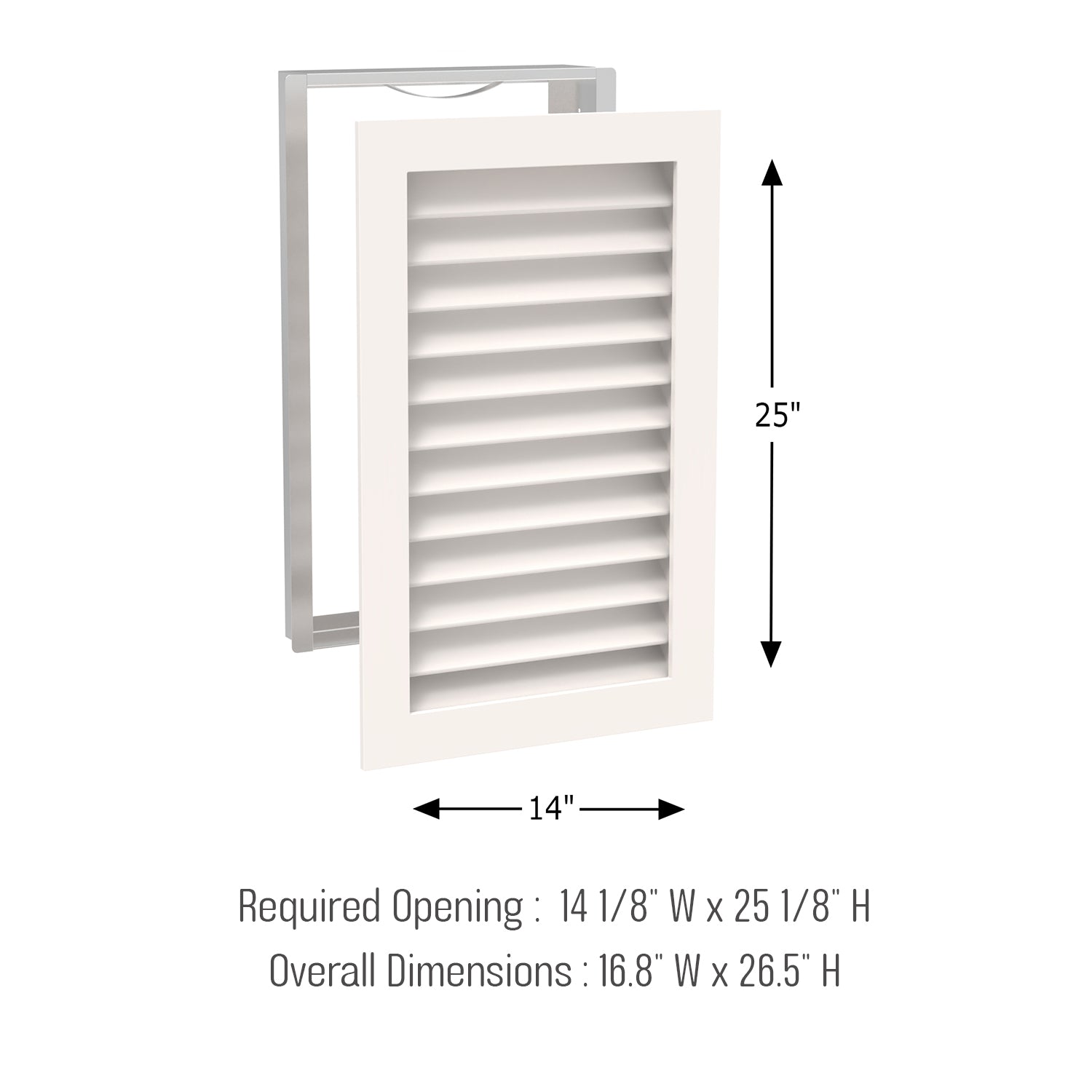 #Find Your Size: Width x Height x Depth Orientation._14 W x 25 H x 3 D (Vertical)