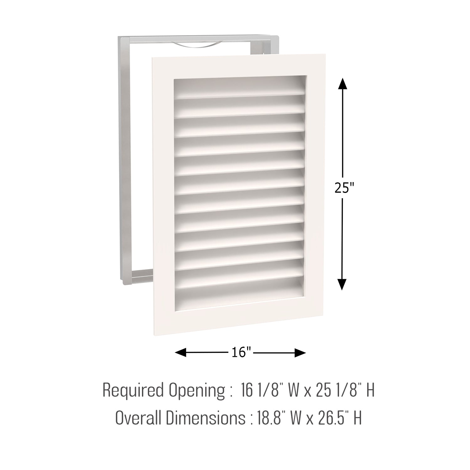 #Find Your Size: Width x Height x Depth Orientation._16 W x 25 H x 3 D (Vertical) (Backordered until 4/15)