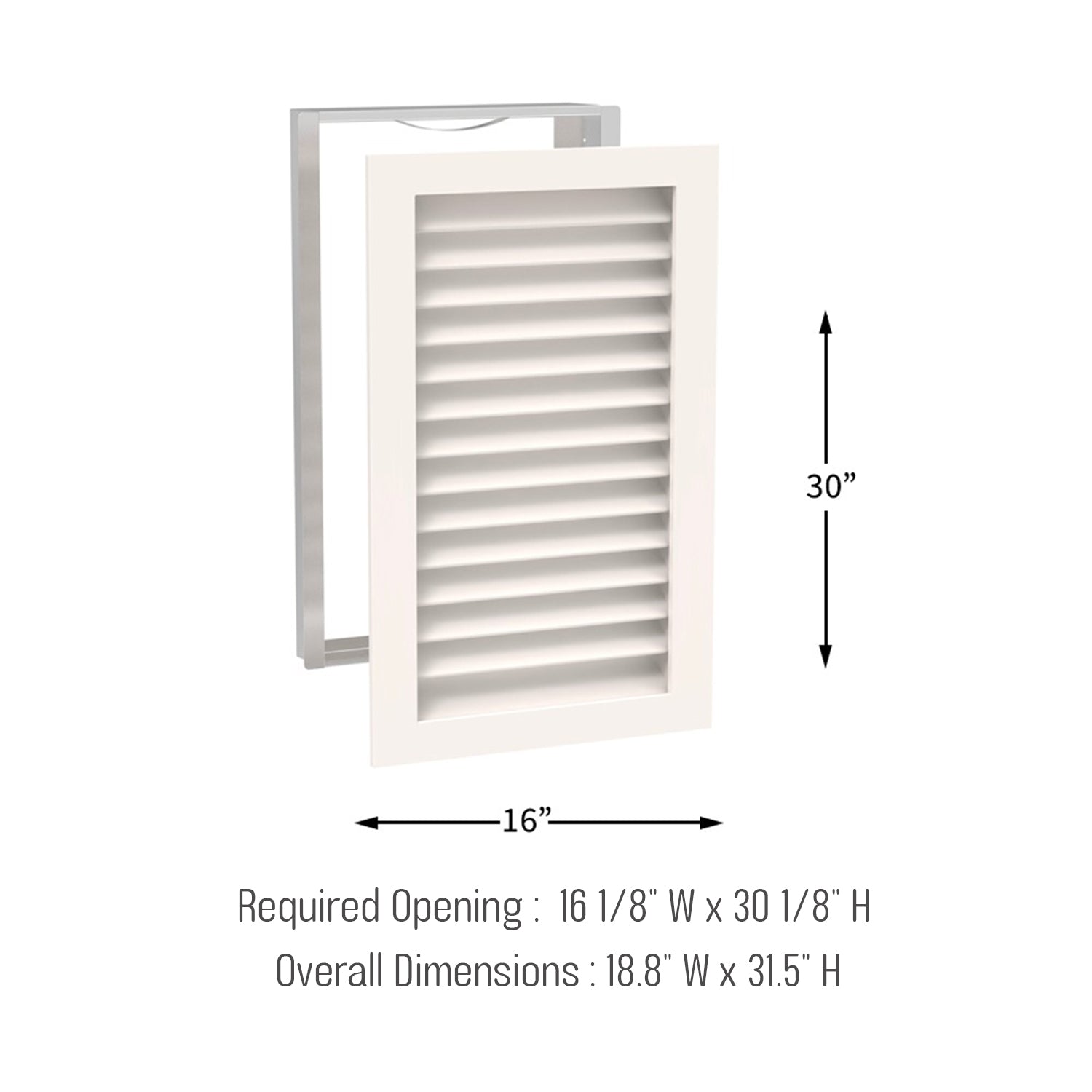 #Find Your Size: Width x Height x Depth Orientation_16 W x 30 H x 3 D (Backordered until 02/20)
