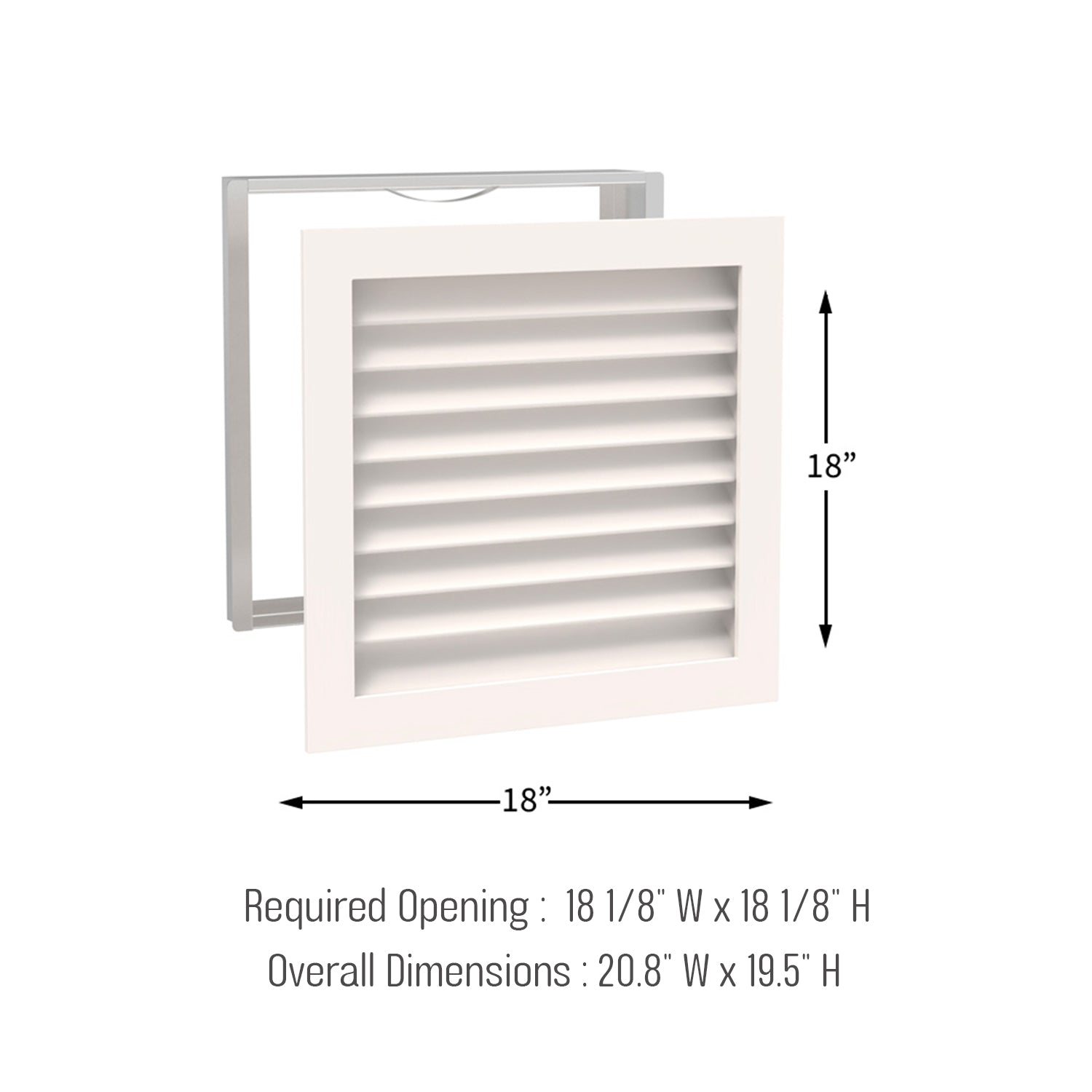 #Find Your Size: Width x Height x Depth Orientation._18 W x 18 H x 3 D ( Backordered 4/15)
