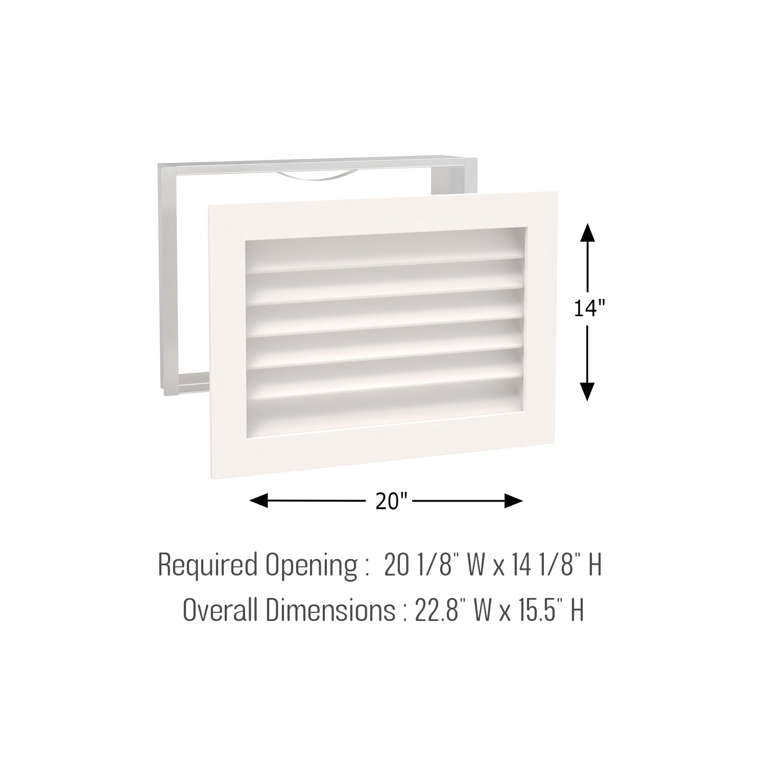 #Find Your Size: Width x Height x Depth Orientation._20 W x 14 H x 3 D ( Horizontal) (Backordered until 4/15)