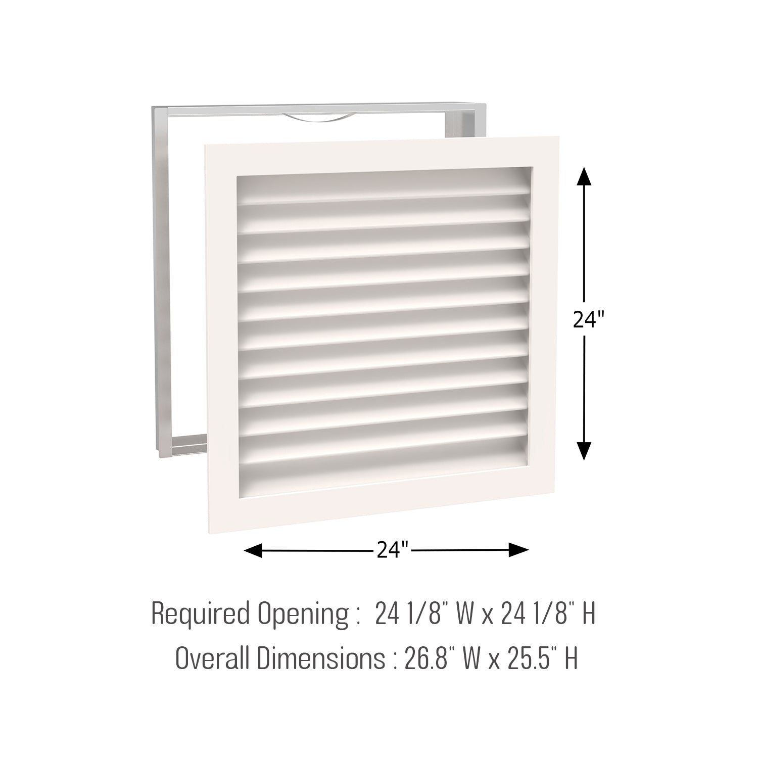 #Find Your Size: Width x Height x Depth Orientation._24 W x 24 H x 3 D