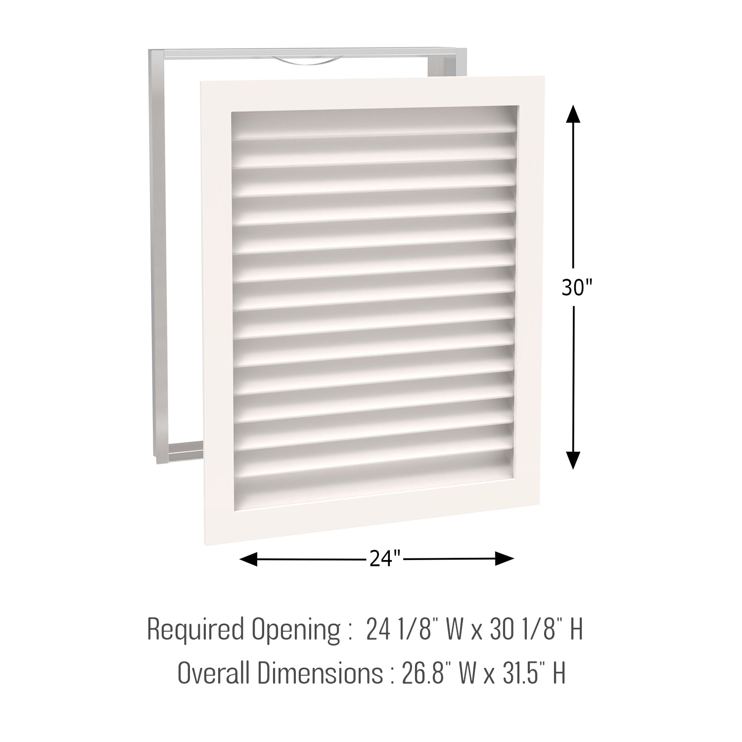 #Find Your Size: Width x Height x Depth Orientation._24 W x 30 H x 3 D (Vertical)