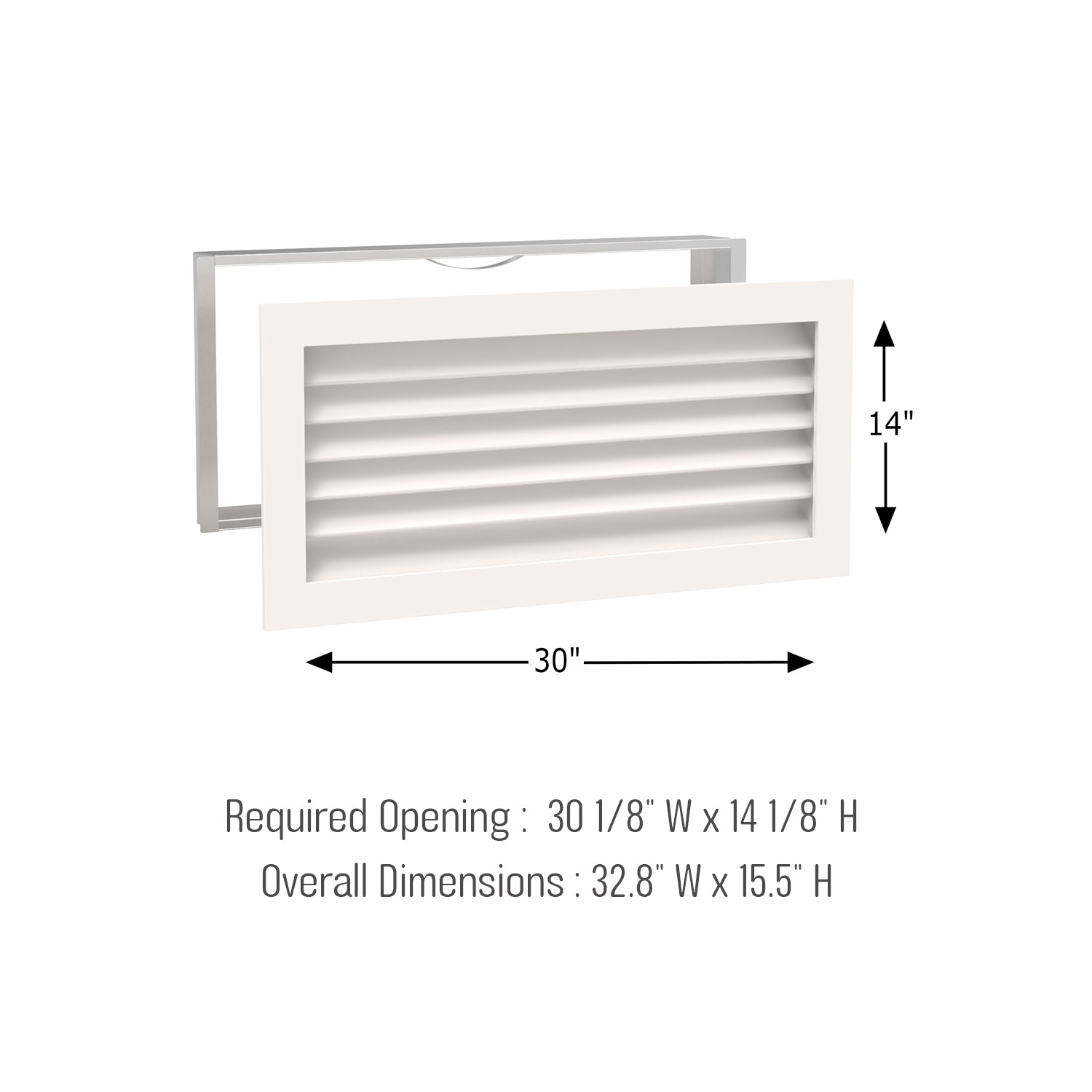 #Find Your Size: Width x Height x Depth Orientation._30 W x 14 H x 3 D (Horizontal)