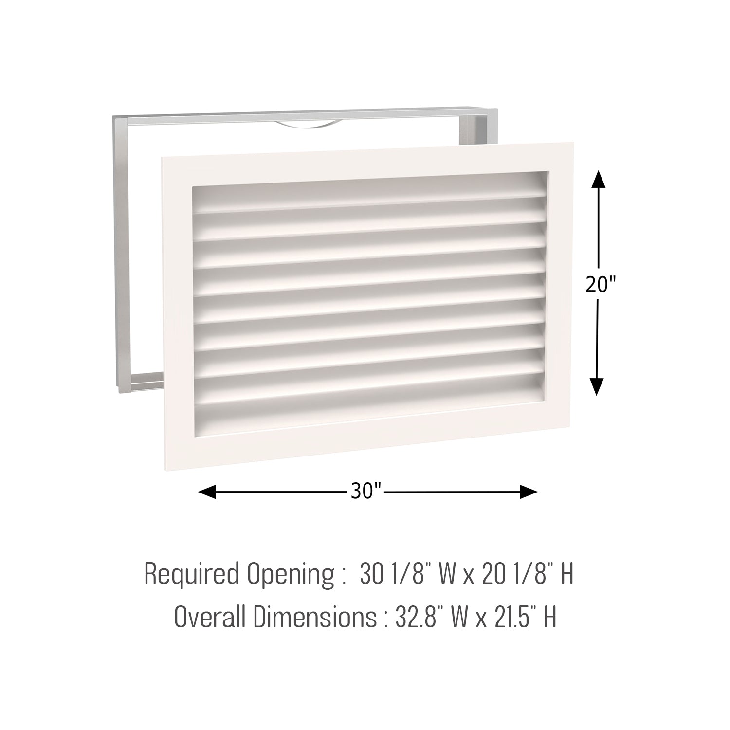 #Find Your Size: Width x Height x Depth Orientation._30 W x 20 H x 3 D (Horizontal)