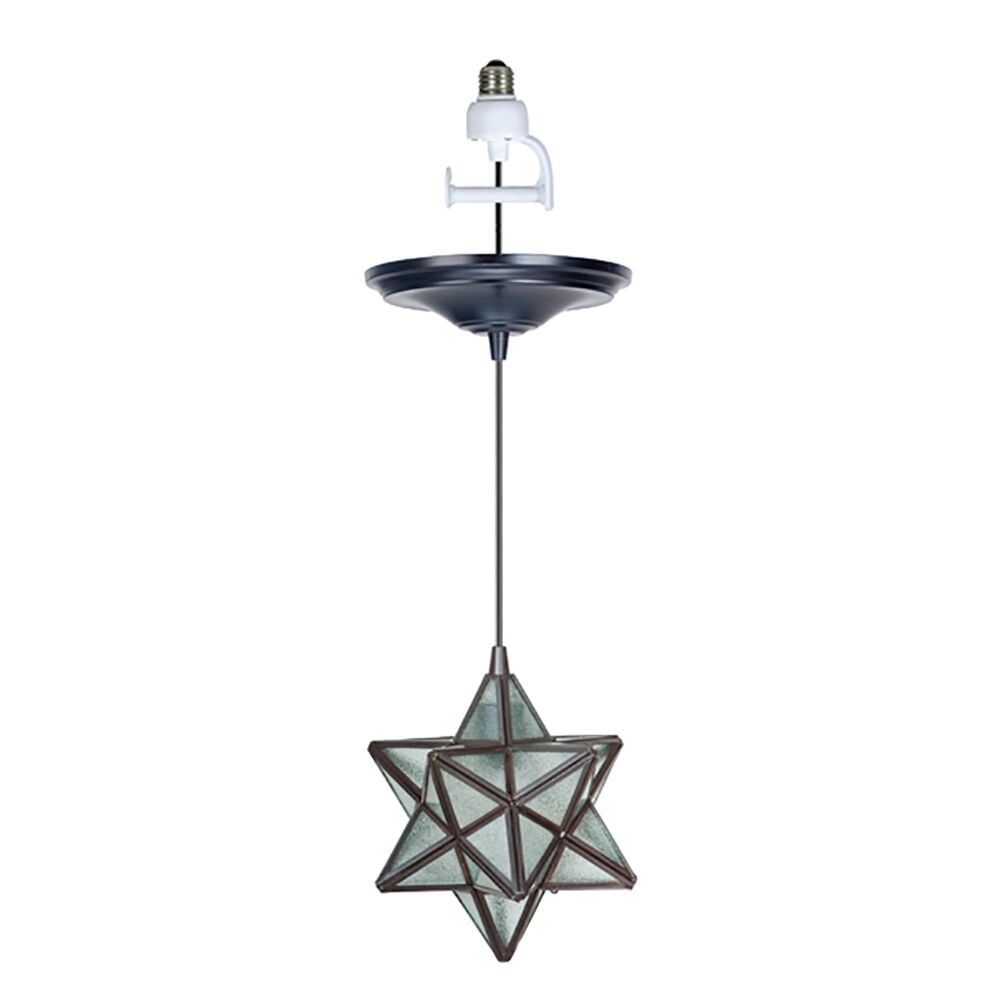 PKN-4724 - Worth Home Products - Bronze Moravian Star Instant Pendant Recessed Can Light